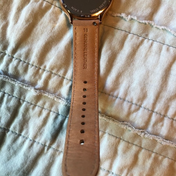 Fossil Rhinestone Watch with Tan Leather Band batt - Picture 11 of 14